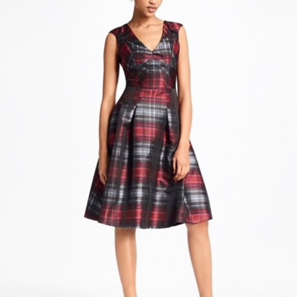 Brooks Brothers Tartan Jacquard Dress ❣️ Size 2 - Picture 4 of 9